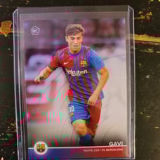 GAVI TOPPS 2021 Rookie Card #21 2021/2022 Team Set Oficial del FC Barcelona