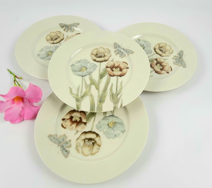 Vintage Fitz & Floyd Salad Plates - 4