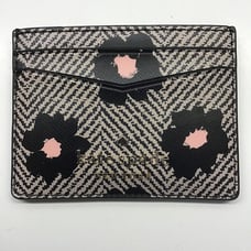 Kate Spade New Herringbone and Flower Slim Cardholder