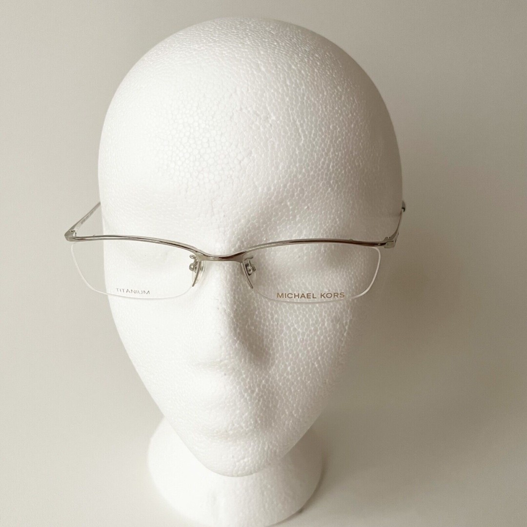 Michael Kors Eyeglasses Frame Half Rim Titanium MK717AF 52-17-140 Display Model