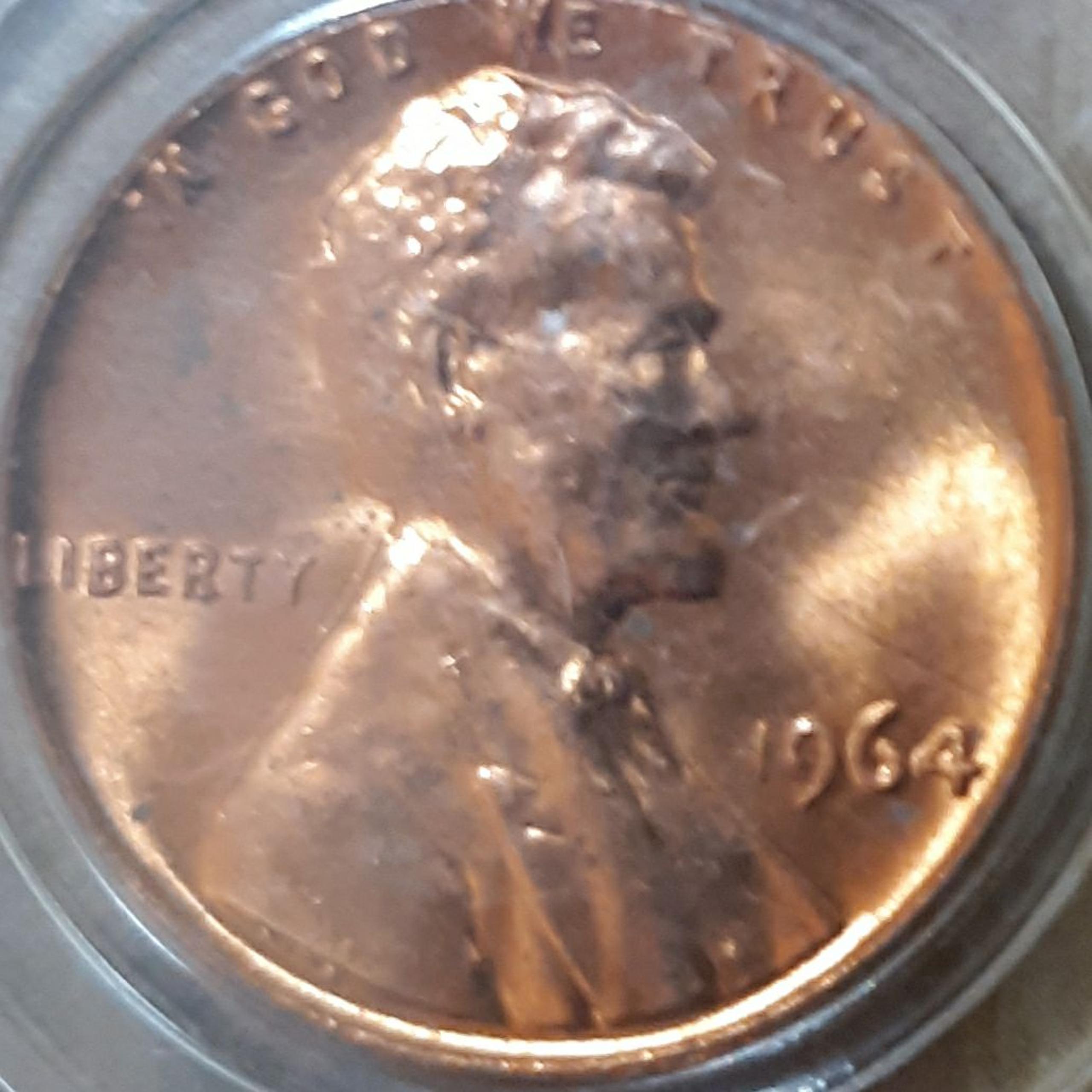 1964 Brilliant Penny in Case UNCIRCULATE