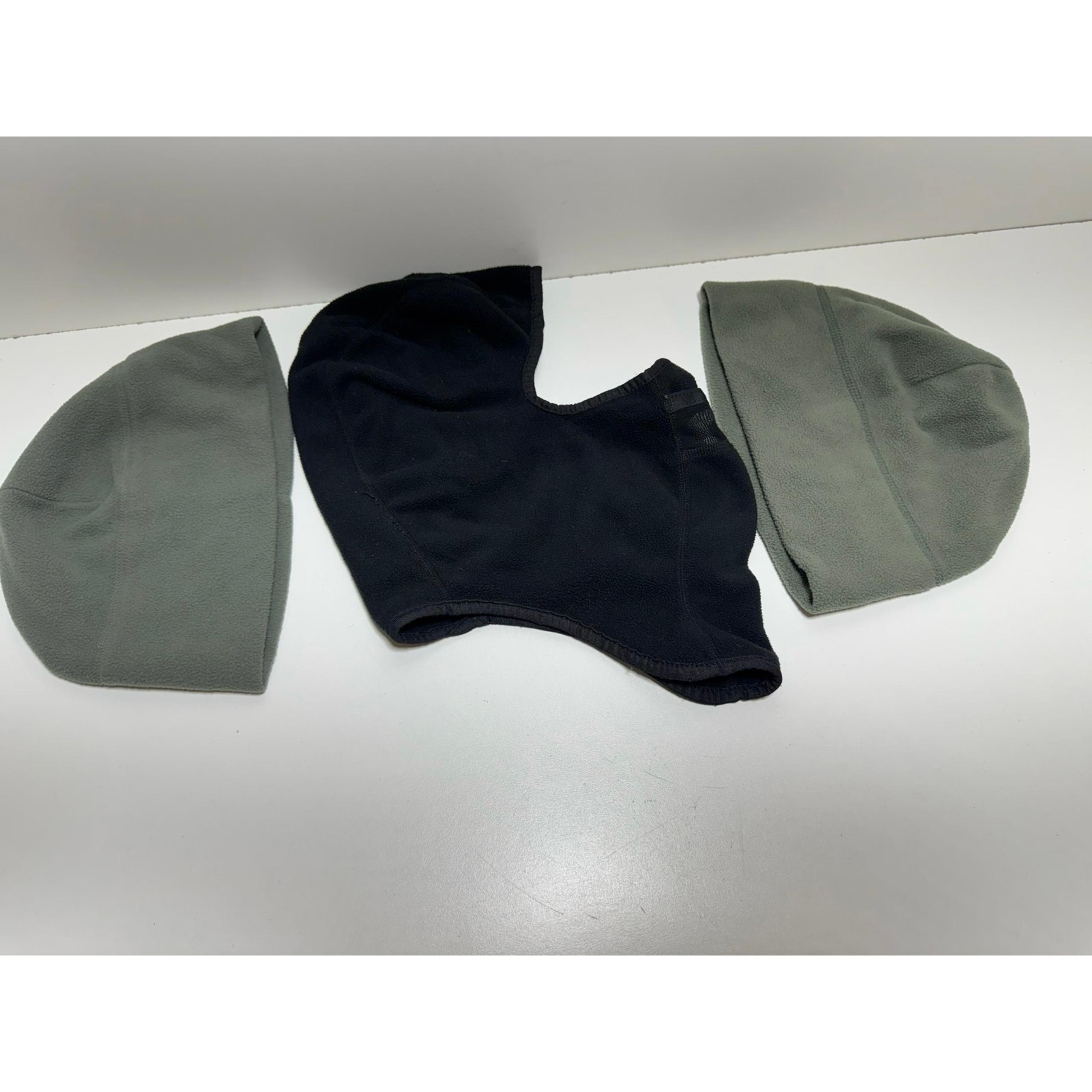 Polartec Skull Cap Beanie Microfleece & Balaclava Face Mask Tactical Lot Of 3