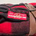 Vtg Marlboro Buffalo Plaid Wool Blanket w Leather Carrying Straps 1994 Excellent