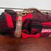 Vtg Marlboro Buffalo Plaid Wool Blanket w Leather Carrying Straps 1994 Excellent