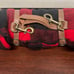 Vtg Marlboro Buffalo Plaid Wool Blanket w Leather Carrying Straps 1994 Excellent