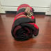 Vtg Marlboro Buffalo Plaid Wool Blanket w Leather Carrying Straps 1994 Excellent