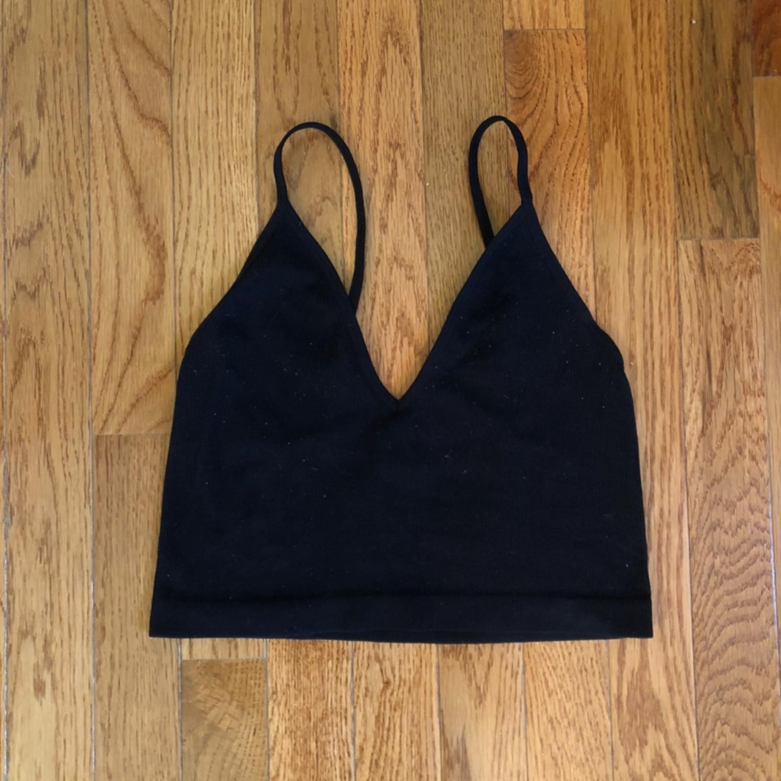 Forever 21 black v neck tank top