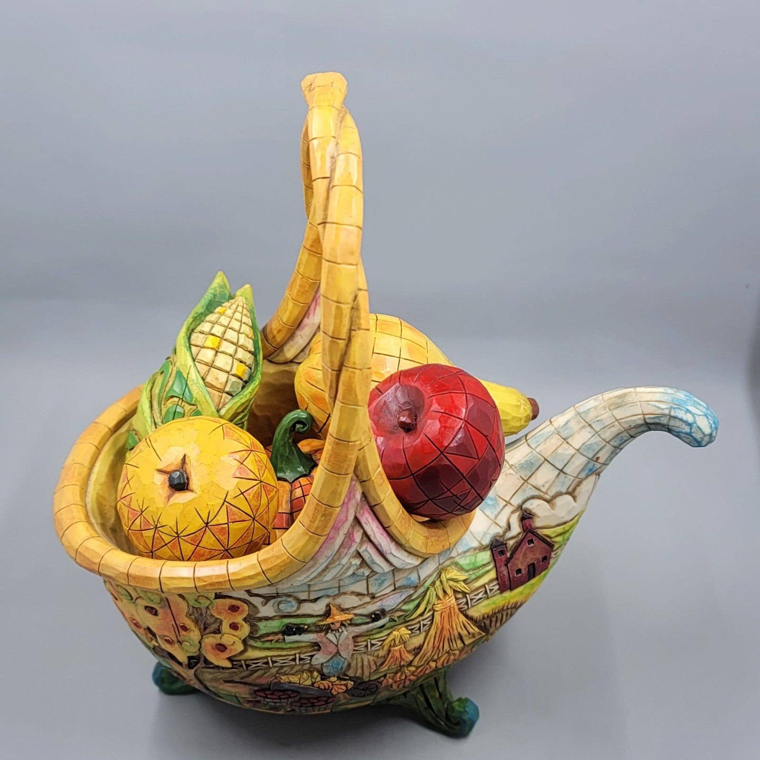 Jim Shore- Basket Of Plenty