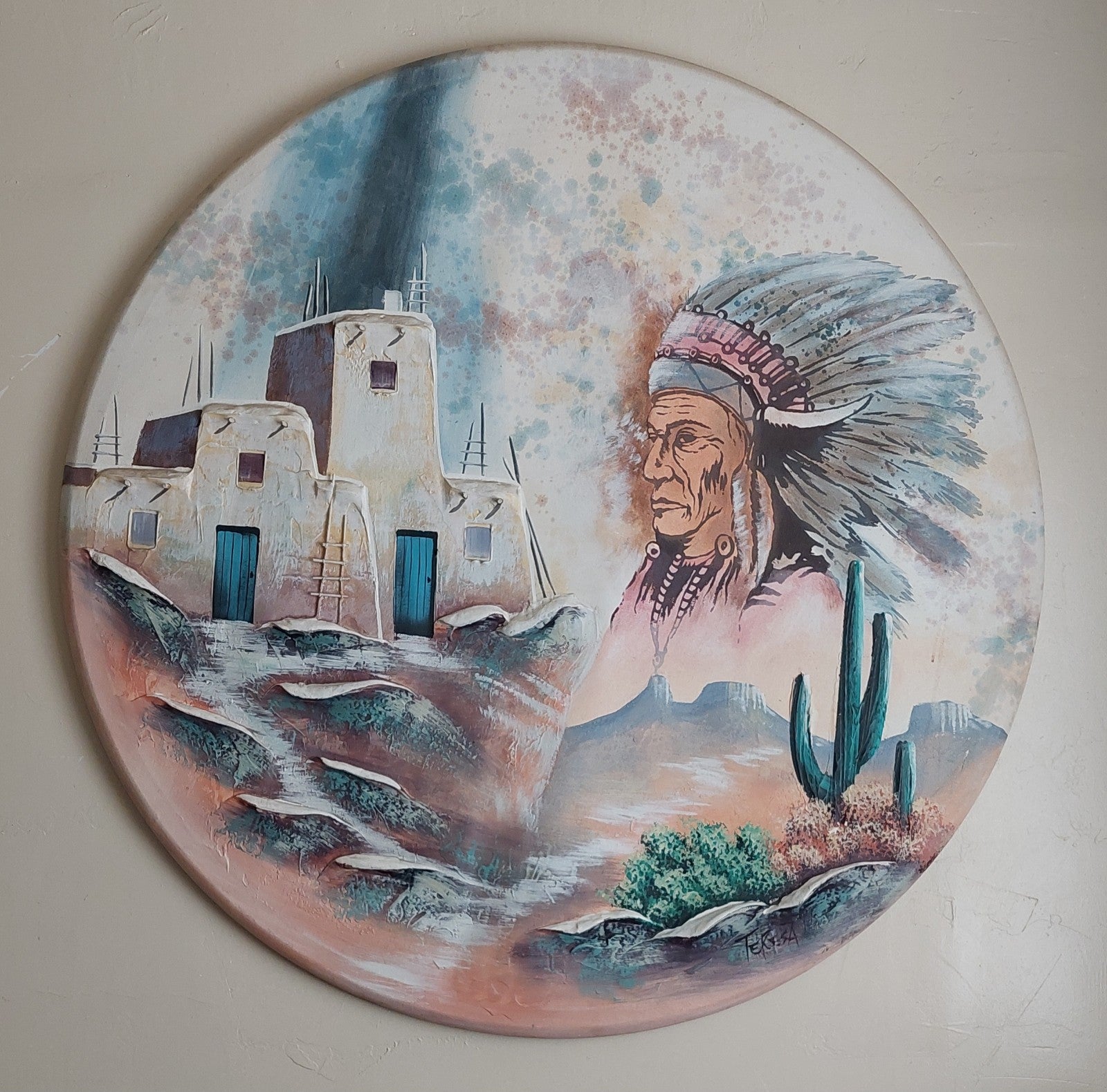 Teresa oil painting