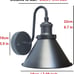 Vintage Wall Sconces Set of Two Battery Operated Wall Lights With Remote
