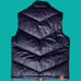 Navy Puma Down Puffer Vest Men's S