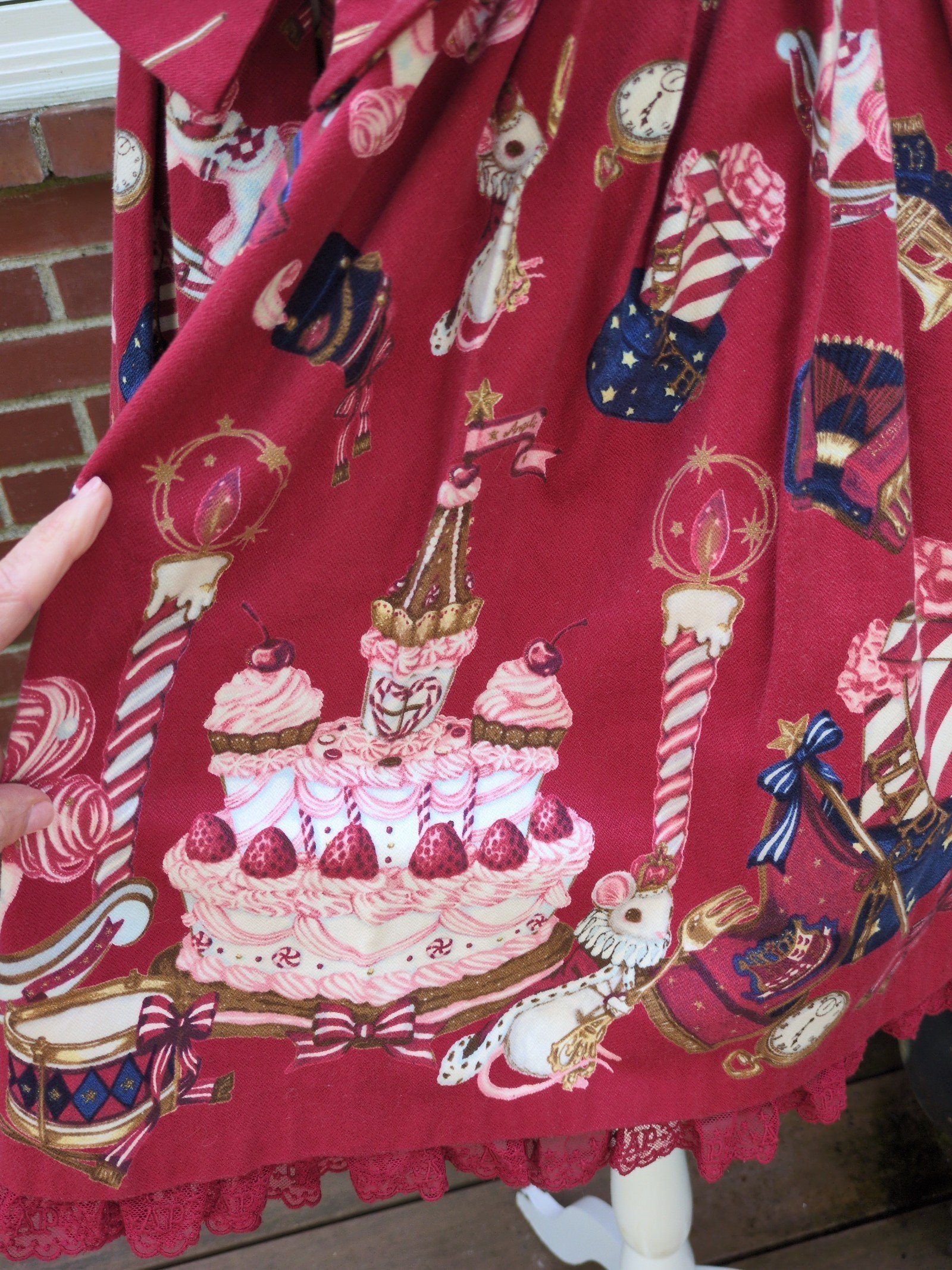 Angelic Pretty Holy Night Story Red Lolita JSK Dress