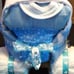 Baby carriage diaper cakes boy