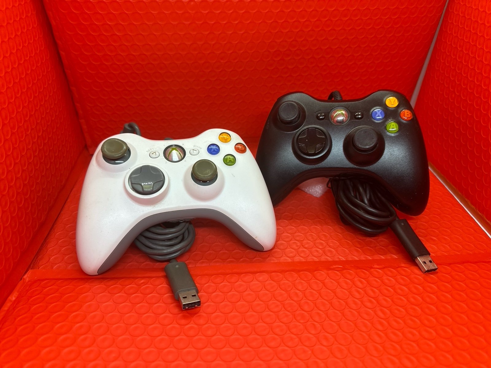 2 Xbox 360 Wired Controller hardly Ever Used