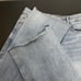 Oat New York Jeans Women's Size 8/29 Wide Leg Light Wash Raw Hem High Rise Denim