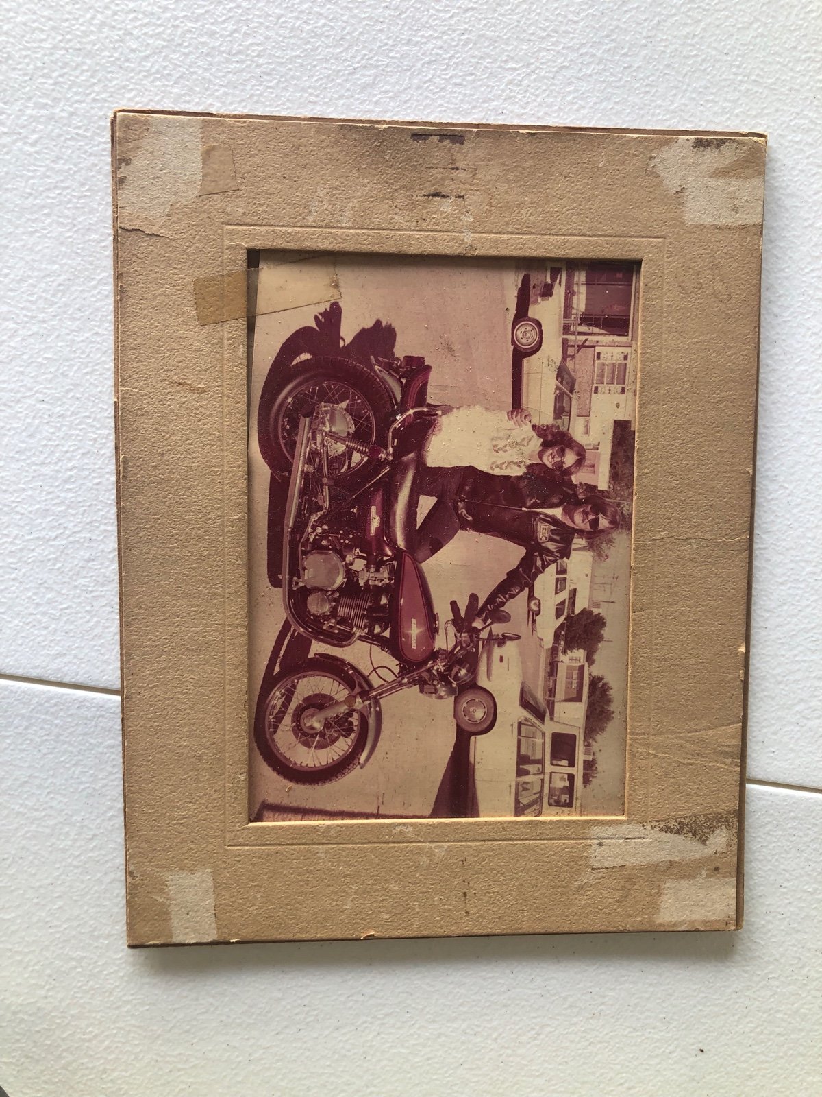 Vintage motorcycle photo