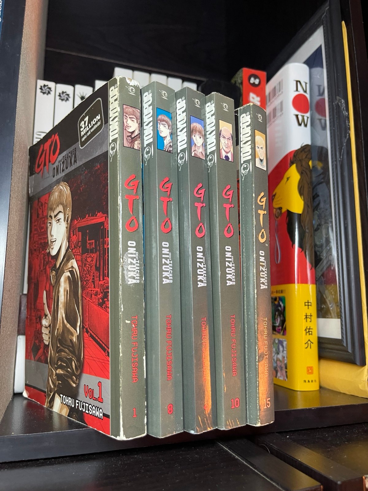 GTO Manga Vols 1, 8, 9, 10 Great Teacher Onizuka Rare OOP Tokyopop English