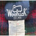 VINTAGE Woolrich Parka Mens XL Hooded Blue Wool Plaid Lined Nylon Zip Button