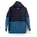 VINTAGE Woolrich Parka Mens XL Hooded Blue Wool Plaid Lined Nylon Zip Button