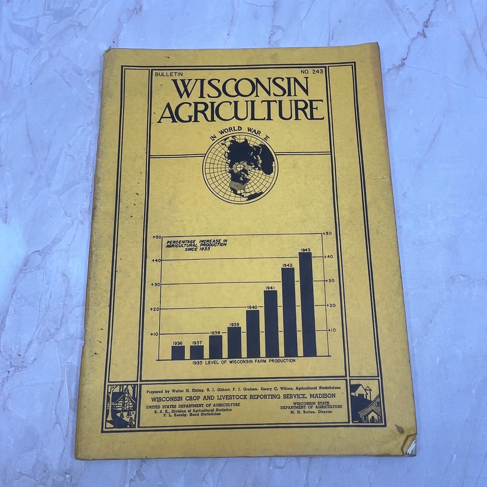 Wisconsin Agriculture in World War II Bulletin No. 243 TI8-S8