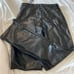 Abercrombie & Fitch Women’s 90’s Straight Vegan Leather Black 31 Long 110