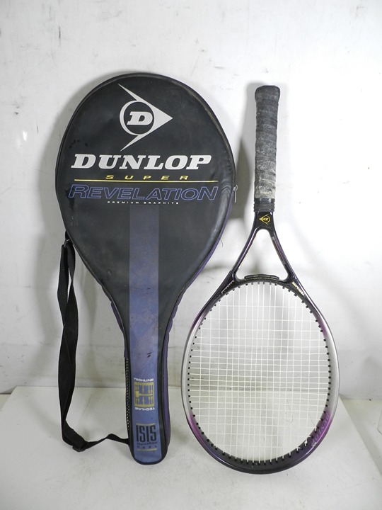 DUNLOP Super Revelation Premium Graphite Purple Tennis Racquet ISIS 4 3/8