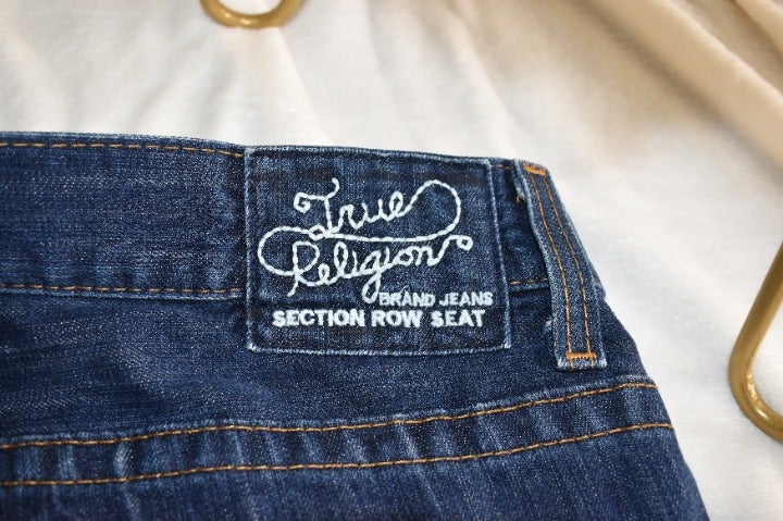 True Religion Section Row Seat Women's size 27 made in USA