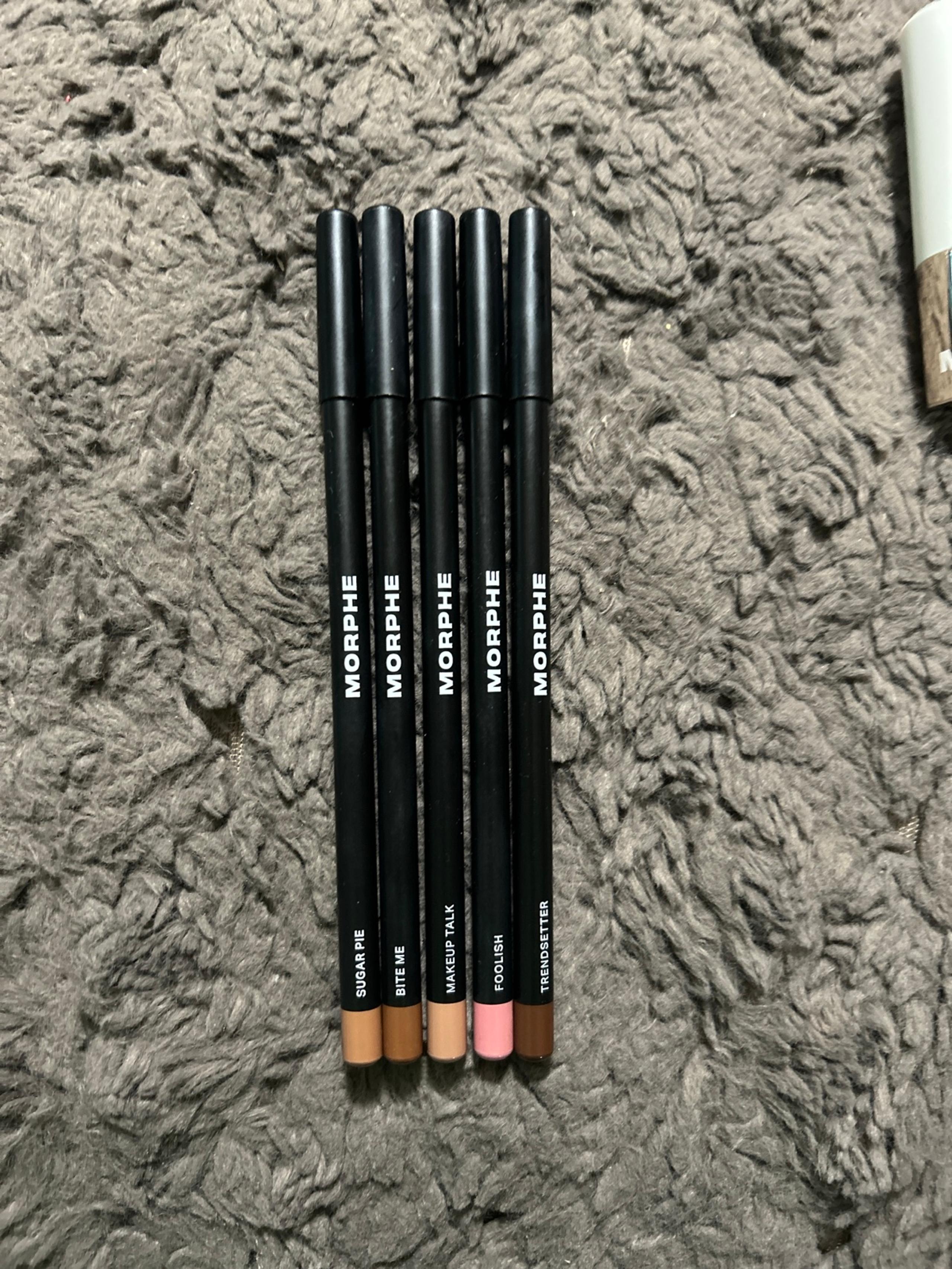 Morphe cosmetics Bundle of 5 Color pencils - eyeshadow / lipliner / lip liner