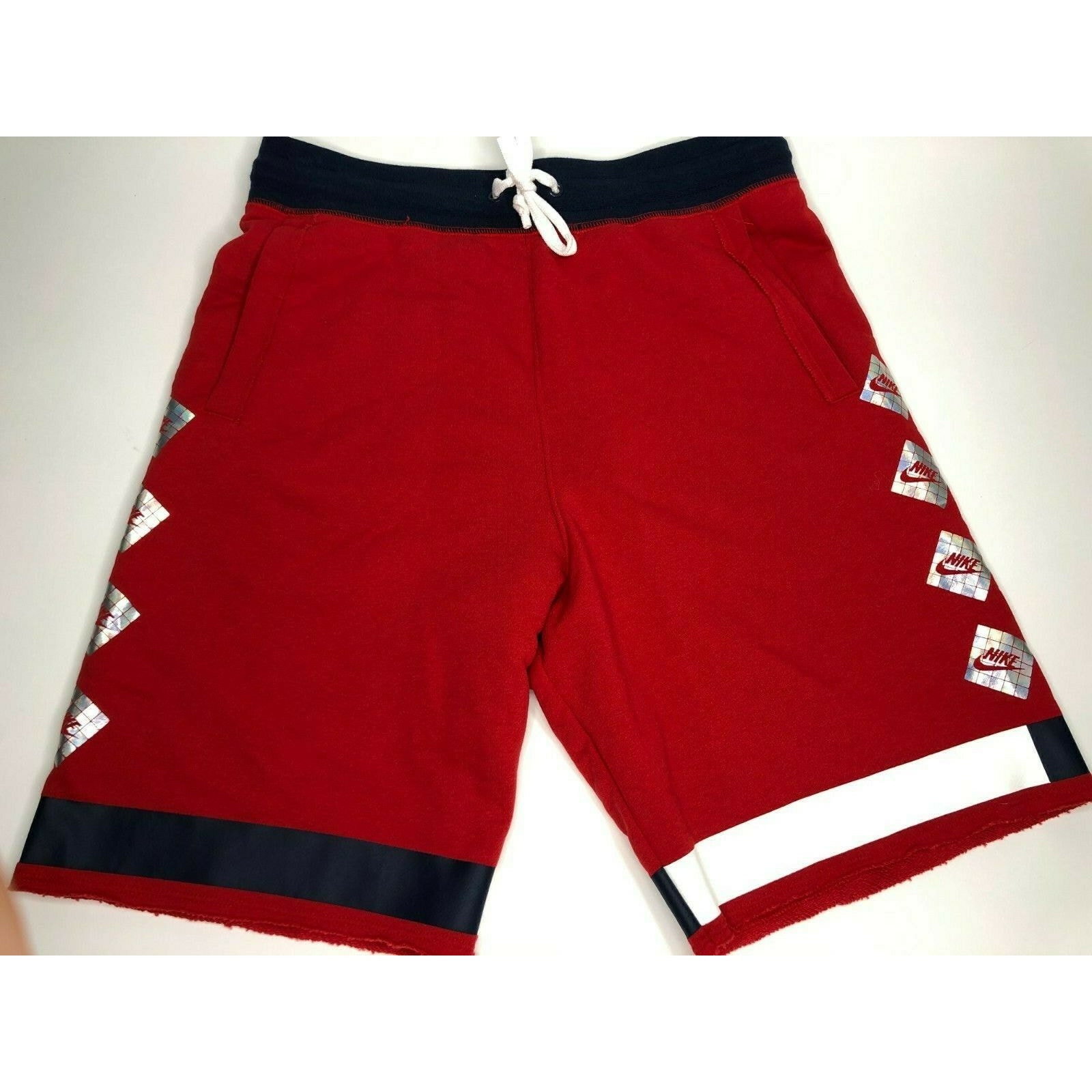 Nike Sportswear Retro Loose Fit Red Navy Silver Diamond CI2996-611 Men’s Size S