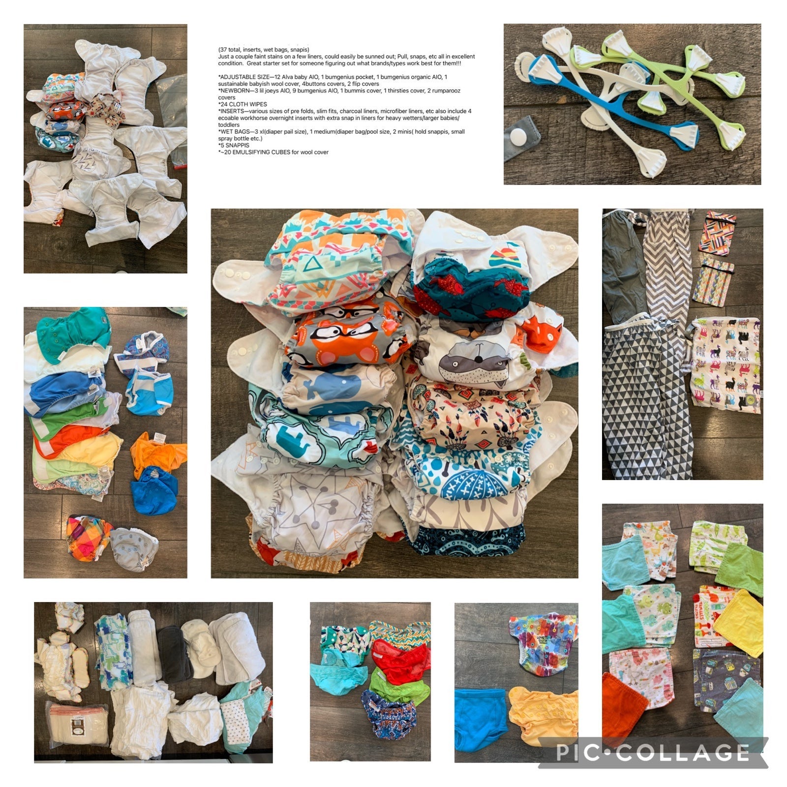 EUC Cloth Diaper Set