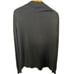 Pronto-Uomo Black Pullover Quarter Zip Black Silk Sweater Mens XXL