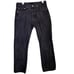 Levi's 501 Men Jeans 33 X 32 Black Denim Dark Wash Button Fly Straight Leg M1021