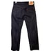 Levi's 501 Men Jeans 33 X 32 Black Denim Dark Wash Button Fly Straight Leg M1021