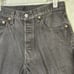 Levi's 501 Men Jeans 33 X 32 Black Denim Dark Wash Button Fly Straight Leg M1021