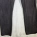 Levi's 501 Men Jeans 33 X 32 Black Denim Dark Wash Button Fly Straight Leg M1021
