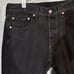 Levi's 501 Men Jeans 33 X 32 Black Denim Dark Wash Button Fly Straight Leg M1021