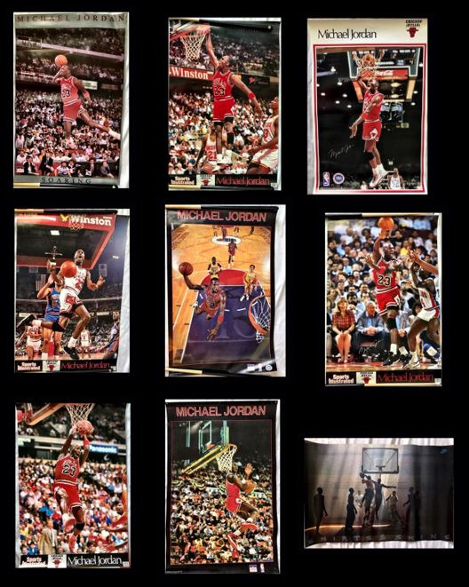Michael Jordan Poster Collection + Pennant