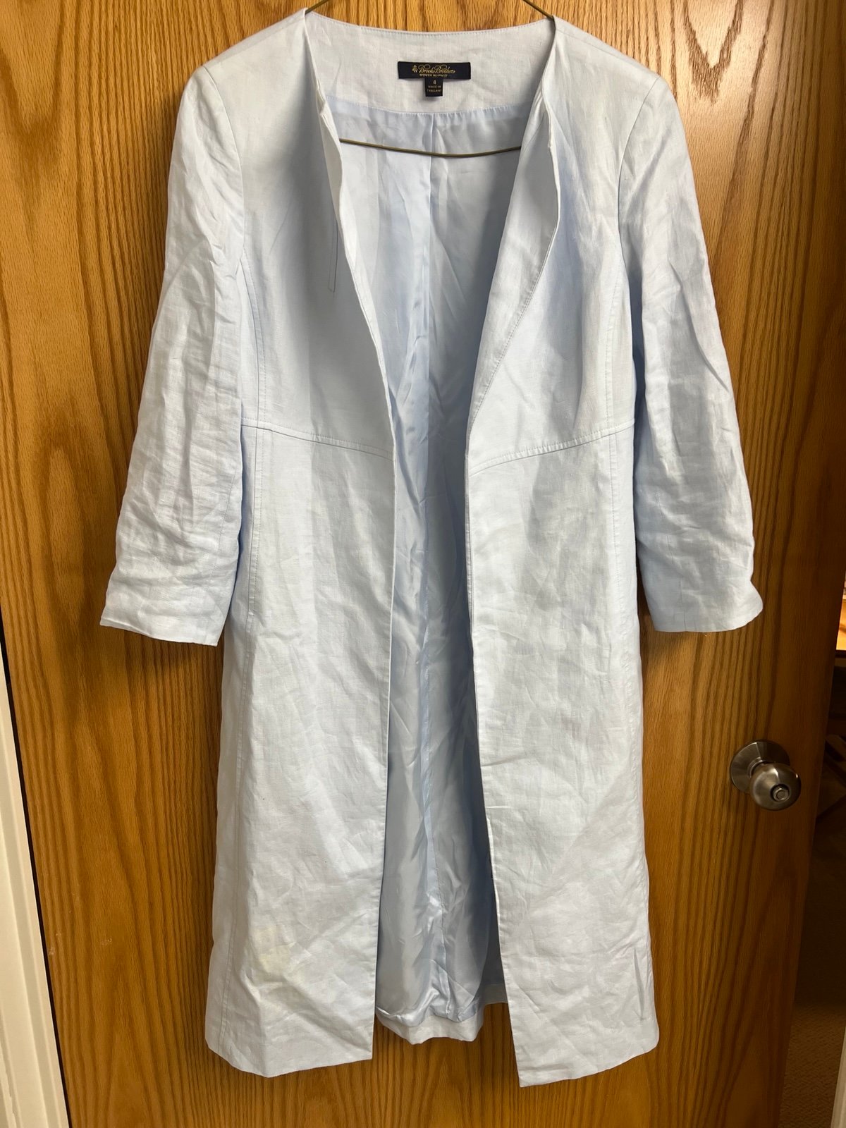 Brooks brothers linen duster Jacket