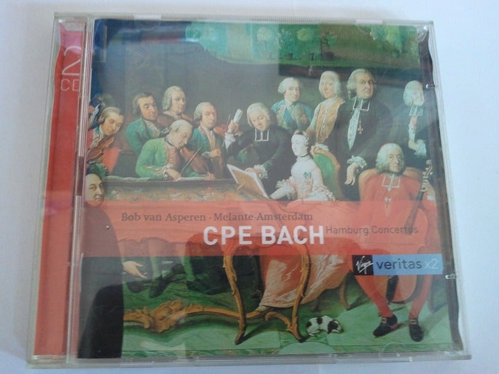 C.P.E. Bach Hamburg Concertos CD Bob van Asperen Melante Amsterdam Double CDs