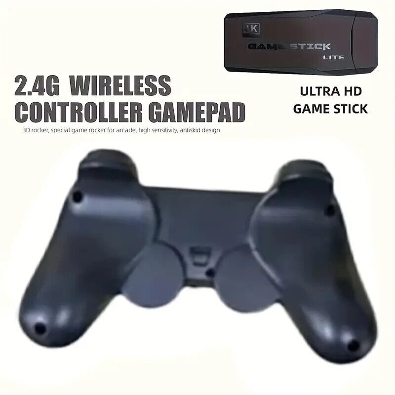 2.4G Wireless Controller Gamepad Lite - 4K Ultra HD Game Stick Lite 10,000 Games