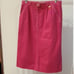 Vintage CELINE Denim Fushia Midi Skirt