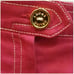 Vintage CELINE Denim Fushia Midi Skirt