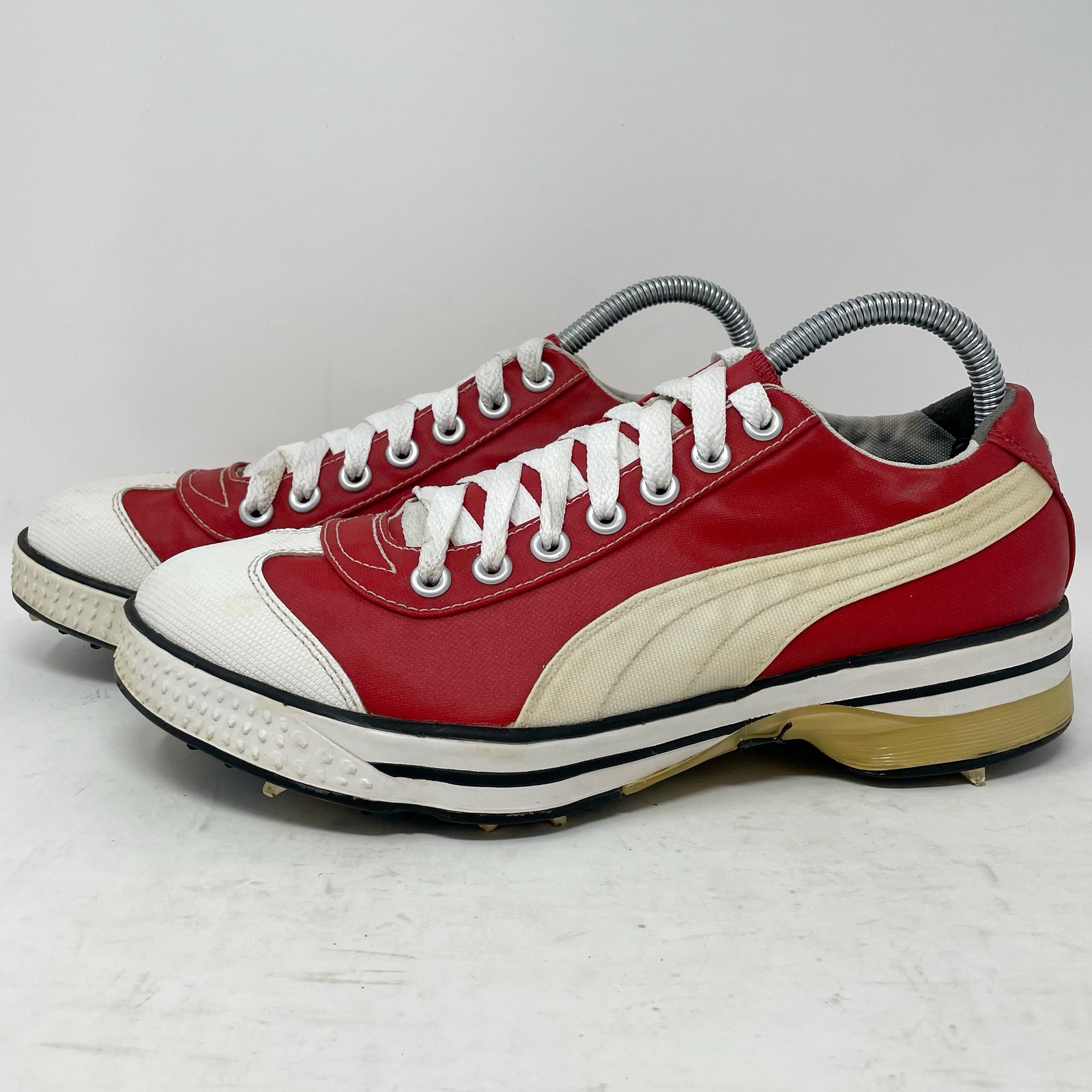 Puma idCELL Smartquill Golf Shoes Red White Mens 7.5 Womens 8.5