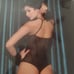 Teddy striped halter