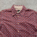 VINTAGE Diesel Shirt Adult Large Red Geometric Western Y2K Print Cotton Mens