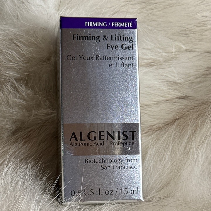 NIB Algenist FIRMING & LIFTING EYE GEL 15 ml 0.5 oz Alguronic Acid ProPeptide