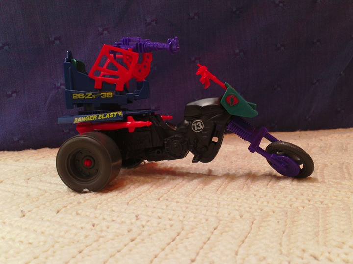 1987 Vintage GI Joe ARAH Dreadnok Cycle Almost Complete