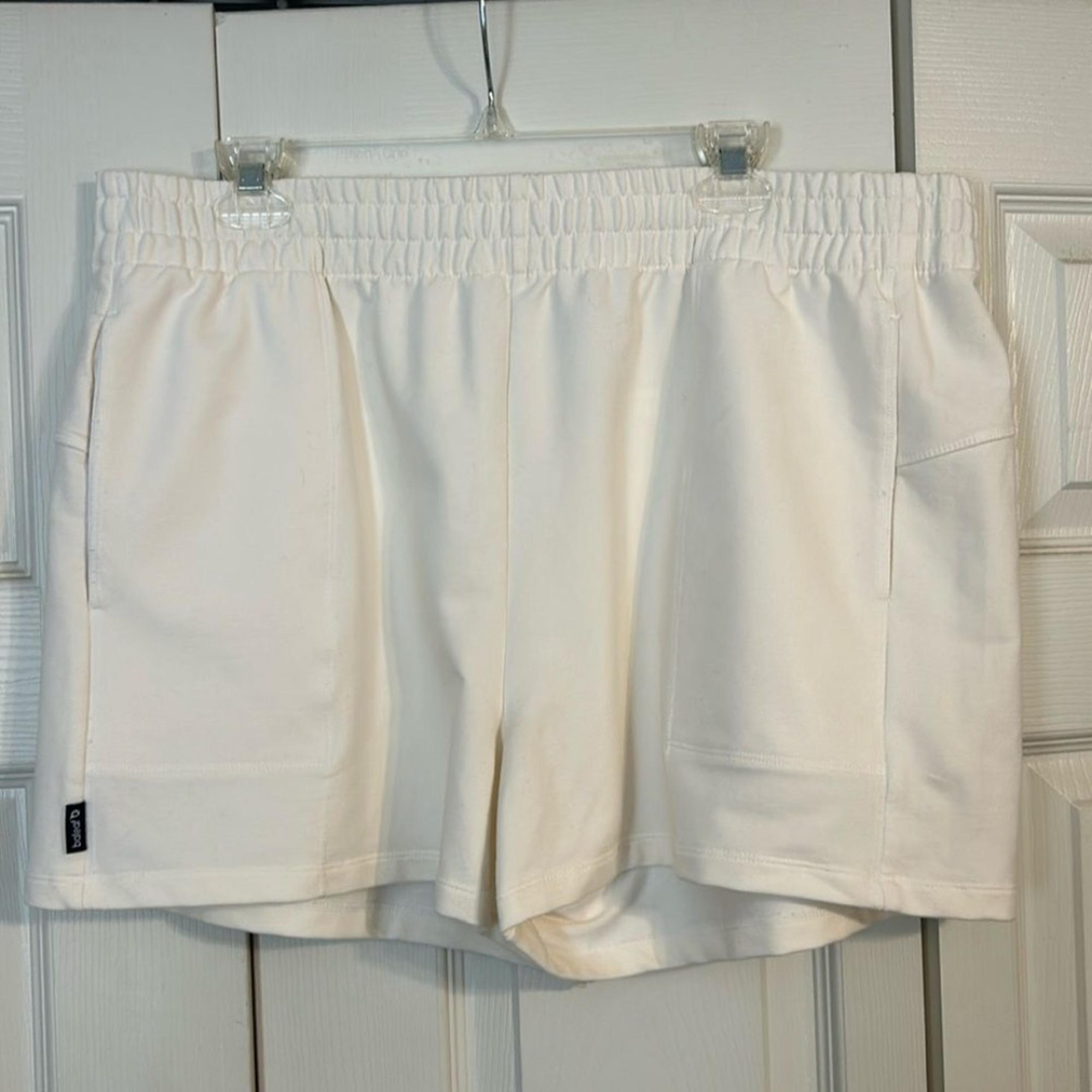BALEAF Size 2XL Ivory Pull On Stretch Athleisure Loungewear Workout Shorts Soft