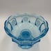 MCM Fostoria Coin Ice Blue Large Pedestal Compote w/Lid RARE 10 Art Glass