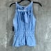 INC INTERNATIONAL CONCEPTS Women's Dutch Canal Smocked-Waist Halter Top SZ S